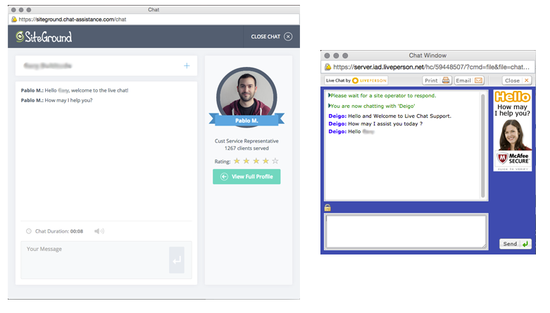 customer-livechat-examples